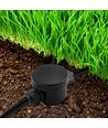Waterdichte 2-weg kabeldoos - IP66, zwart, 24A, UV-bestendig, 450V, voor breedstralers