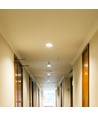 35W Ø16cm LED hotel downlight, RA95 - 2300lm, 0-27° verstelbare stralingshoek, zilveren reflector, Gat: Ø15cm