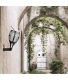 Zonnecel luxe tuinlamp 4-in-1 - Zwart, vlam effect, 65 cm hoog