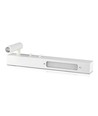 3W+3W LED hotel bedlamp - Wit, 3000K, aluminium, wandlamp