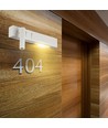 3W+3W LED hotel bedlamp - Wit, 3000K, aluminium, wandlamp