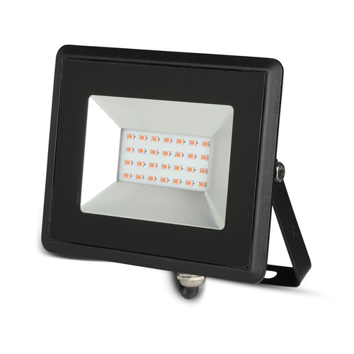 20W Rode LED-breedstraler - IP65 buiten, Zwarte behuizing, werklamp