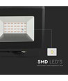 20W Rode LED-breedstraler - IP65 buiten, Zwarte behuizing, werklamp