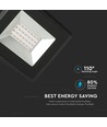 20W Rode LED-breedstraler - IP65 buiten, Zwarte behuizing, werklamp