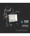 20W Rode LED-breedstraler - IP65 buiten, Zwarte behuizing, werklamp