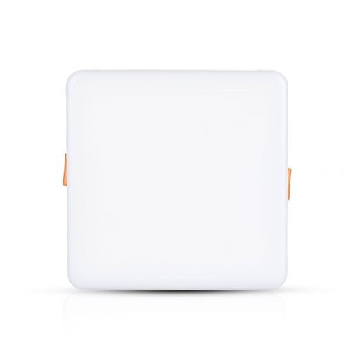 18W vierkant LED inbouwpanel met Samsung chip - 1350lm, witte rand, 5 jaar garantie, gat: Ø7,5-10 cm, afm: 17x17 cm
