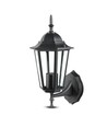 E27 Wandlamp - IP44 buiten, zwart, zonder lichtbron
