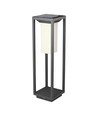 2W solar tuinlamp met spies en sensor - Samsung LED chip, IP65, 3000K, grijs, 50cm hoog