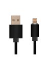 1,5m zwarte MFi Lightning kabel - 2A, Apple gecertificeerd, duurzaam design