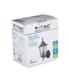 E27 Wandlamp - IP44 buiten, zwart, zonder lichtbron