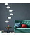 76W Designer pendellamp, dimbaar - 6500lm, 3000K, TRIAC fase-afsnijding, 120 graden, zwarte afwerking