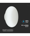 LED Wandlamp 40W - Designer, TRIAC Dimmerbaar, 3000K, Wit