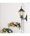 E27 Wandlamp - IP44 buiten, zwart, zonder lichtbron