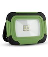 10W oplaadbare LED breedstraler - Samsung LED chip, IP44, SOS flash, USB output, groen/zwart
