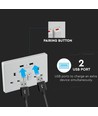 RF433 Gateway, 5V - 433MHz, compatibel met Alexa en Google Home, zwart, IP20
