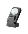 Infrarood bewegingssensor, zwart - 360°, IP65, bereik tot 20m, max 1000W LED