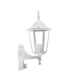 V-Tac witte wandlamp met sensor - IP44 buiten, E27 fitting, zonder lichtbron