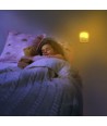 V-tac Nachtlamp met USB - Automatische inschakeling bij duisternis, Samsung chip, 0,45W, 3000K, vierkant