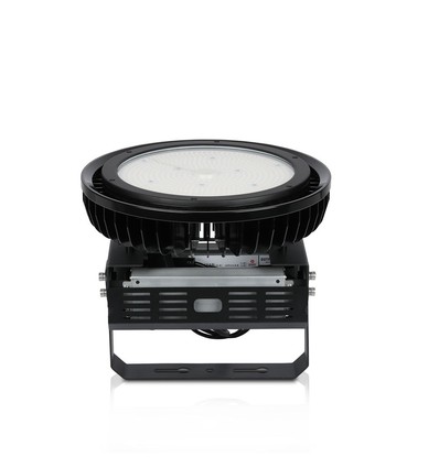 500W LED High Bay, Samsung Chip - 120 graden, Meanwell driver, dimbaar, zwarte behuizing, Ø36cm