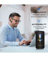 Bluetooth headset, zwart - 170mAh, 10-12 uur speeltijd, in-ear design, IP20