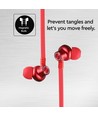 Bluetooth sport headset, rood - 500mAh batterij, 7-8 uur speeltijd, 10m bereik