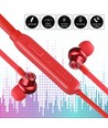 Bluetooth sport headset, rood - 500mAh batterij, 7-8 uur speeltijd, 10m bereik