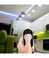 RF LED dimmer met touch afstandsbediening, 12V/24V - 3 kanalen, 18A, zwart, voor LED strips