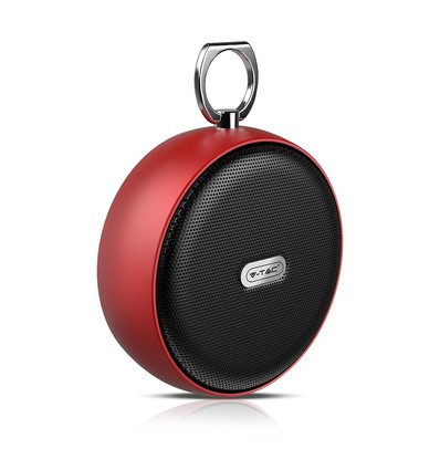 Rode draagbare Bluetooth speaker - TWS functie, 800mAh batterij, 4 uur speeltijd