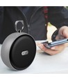 Draagbare Bluetooth speaker met haak - TWS, 800mAh batterij, ingebouwde microfoon, grijs