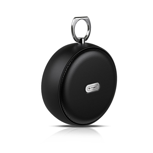 Draagbare Bluetooth speaker, 2x3W - Zwart, TWS, ingebouwde microfoon, AUX, TF kaart, RGB licht