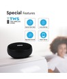 Draagbare Bluetooth speaker, 2x3W - Zwart, TWS, ingebouwde microfoon, AUX, TF kaart, RGB licht