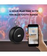 Draagbare Bluetooth speaker, 2x3W - Zwart, TWS, ingebouwde microfoon, AUX, TF kaart, RGB licht