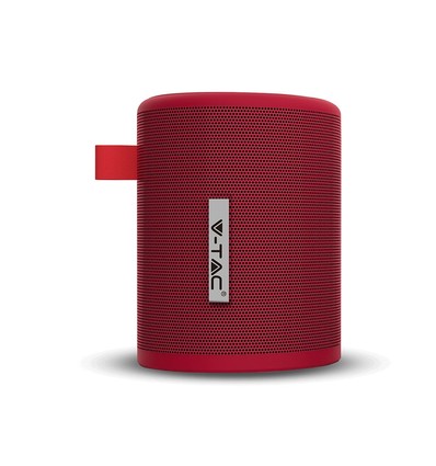 5W draagbare Bluetooth speaker, Rood - TWS functie, 1500mAh batterij, incl. Micro USB kabel