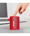 5W draagbare Bluetooth speaker, Rood - TWS functie, 1500mAh batterij, incl. Micro USB kabel