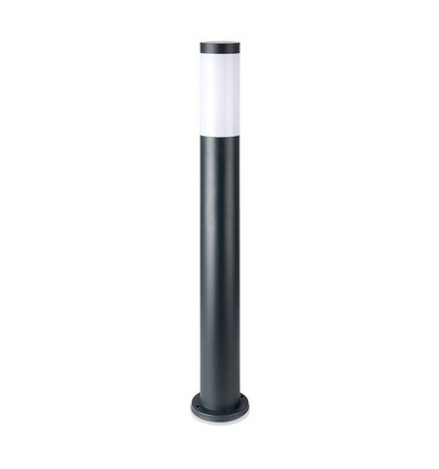 V-Tac grijze tuinlamp, roestvrij - 80 cm, IP44 buiten, E27 fitting, zonder lichtbron