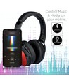 Bluetooth draadloze hoofdtelefoon, rood - Tot 12 uur speeltijd, 500mAh batterij, incl. tas
