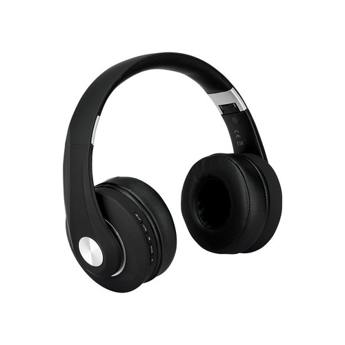 Draadloze Bluetooth-hoofdtelefoon, zwart - 12 uur speeltijd, opvouwbaar