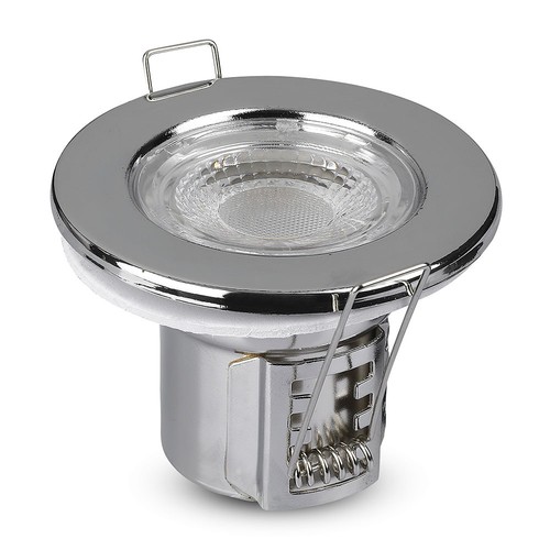 5W Ø8,15cm LED inbouwspot - Brandvertragend, Samsung LED chip, IP65, dimbaar, Gat: Ø5,7 cm, Afm: Ø8,15 cm