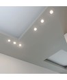 5W Ø8,15cm LED inbouwspot - Brandvertragend, Samsung LED chip, IP65, dimbaar, Gat: Ø5,7 cm, Afm: Ø8,15 cm