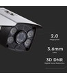 1080P IP beveiligingscamera, 12V - Full color night vision, IP65, bewegingssensor, ONVIF
