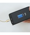 MicroUSB-kabel 1m messingkleurig - Katoen, MicroUSB naar USB-A