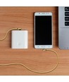 1M USB-kabel Type-C - Goud (Diamond Serie)