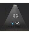 100W LED straatverlichting - 140lm/W, 14.000lm, Samsung LED chip, grijs, buiten