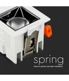 4W vierkante LED inbouwspot, Samsung chip, RA90 - 5700K, 12 graden, gat: 45x45mm