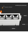 12W LED-spot, downlight, Samsung-chip, 5700K, 12D