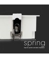16W vierkante LED inbouwspot, RA90 - Samsung LED chip, Gat: 8,5 x 8,5 cm, Afm: 9,3 x 9,3 cm