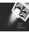 16W Samsung Chip LED inbouwspot - Vierkant, RA90, Gat: 8,5 x 8,5 cm, Afm: 9,3 x 9,3 cm