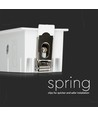 20W LED inbouwspot met Samsung chip, RA90 - 12°, 5700K, Gat: 20x4,5 cm, Afm: 20,7x5,4 cm
