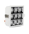 36W Samsung LED inbouwpaneel, RA90 - Vierkant, 2880lm, Gat: 120x120mm, Reflector SMD Downlight