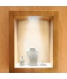 36W Samsung LED inbouwpaneel, RA90 - Vierkant, 2880lm, Gat: 120x120mm, Reflector SMD Downlight